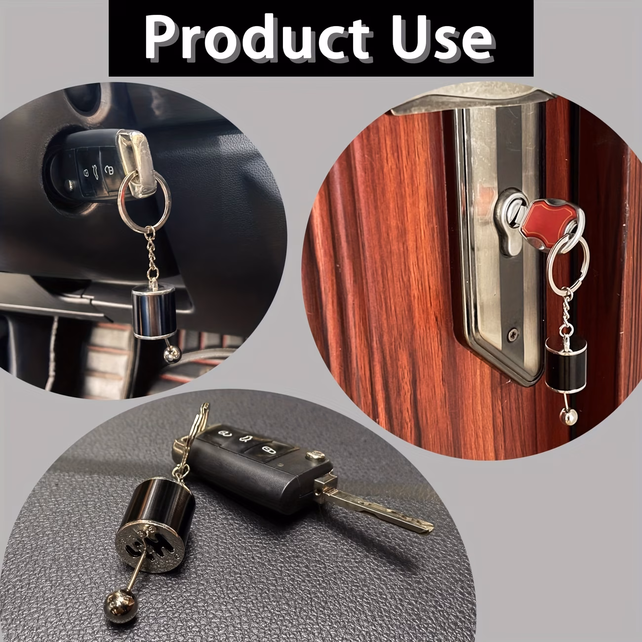 Random Premium Alloy Gearbox Fidget Keychain - Manual Shift Lever Design - Image 2