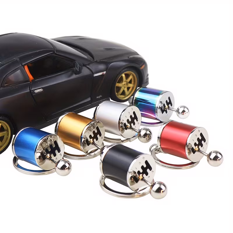 Random Premium Alloy Gearbox Fidget Keychain - Manual Shift Lever Design - Image 3