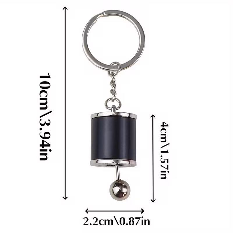 Random Premium Alloy Gearbox Fidget Keychain - Manual Shift Lever Design - Image 4