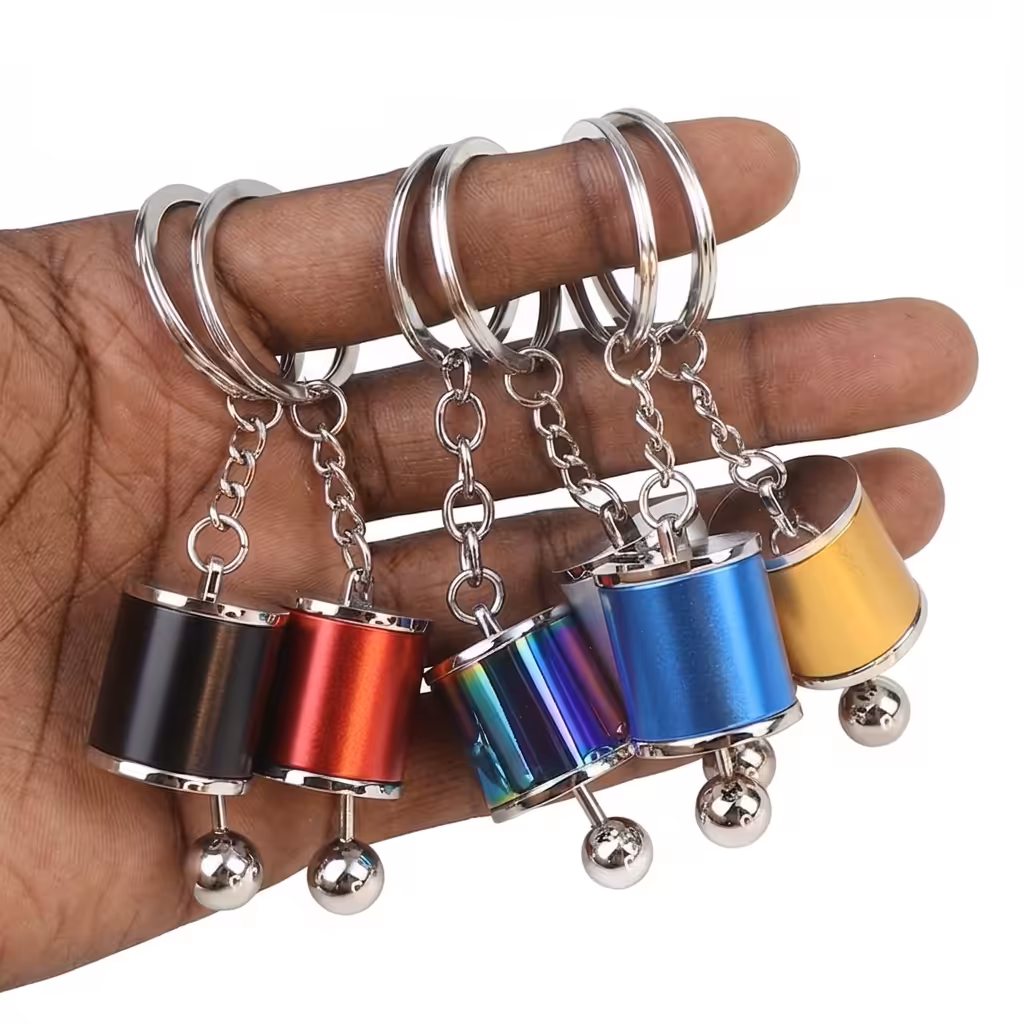 Random Premium Alloy Gearbox Fidget Keychain - Manual Shift Lever Design - Image 6